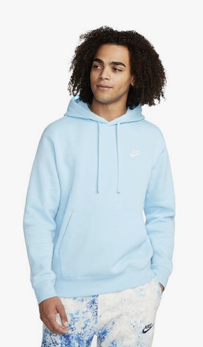 Nike Sportswear Club Hoodie Sweatshirt BV2654-499 hellblau Gr. L NEU mit Etikett Nike Sportswear Club Hoodie Sweatshirt BV2654-499 hellblau Gr. L NEU mit Etikett