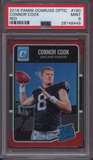 2016 Donruss Optic 160 Connor Cook Red PSA 9 Mint RC 99