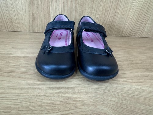 Scarpe scuola Start Rite Maria pelle piatta Mary Jane taglia 6,5 vestibilità stretta nere - Foto 3 di 7
