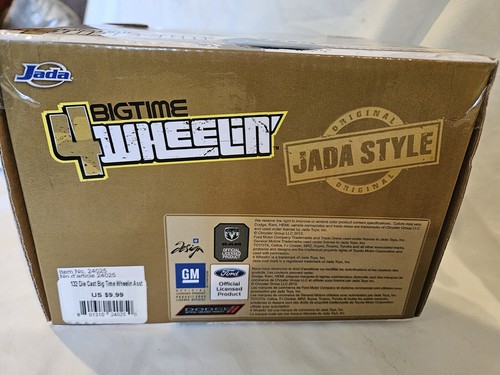 1/32 JADA BIGTIME 4 WHEELIN Black HUMMER H2 DIE-CAST ***BRAND NEW & RARE*** - Picture 7 of 7