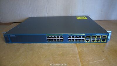 Cisco WS-C2960G-24TC-L V04 Gigabit 24-Port Switch + 4x Gig/SFP - INCL RACK EARS
