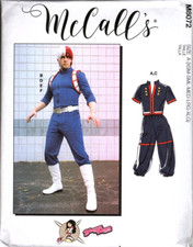 McCalls M8072 Adult Anime Costumes Men or Women Sewing Patterns Size S to XL