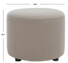Safavieh HOGAN OTTOMAN, Reduced Price 2172752481 HUD8208C