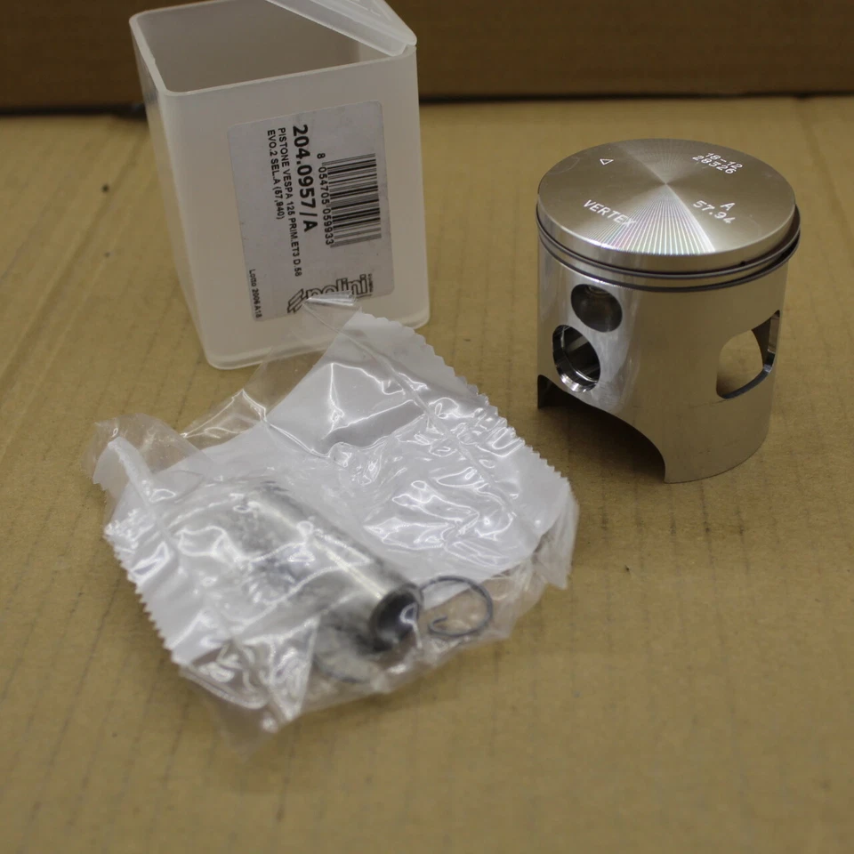 KIT PISTON POLINI POUR KIT 135cc VESPA ET3 PK ETS EVO2 PRIMAVERA COTE A 57.94mm - Photo 1/3