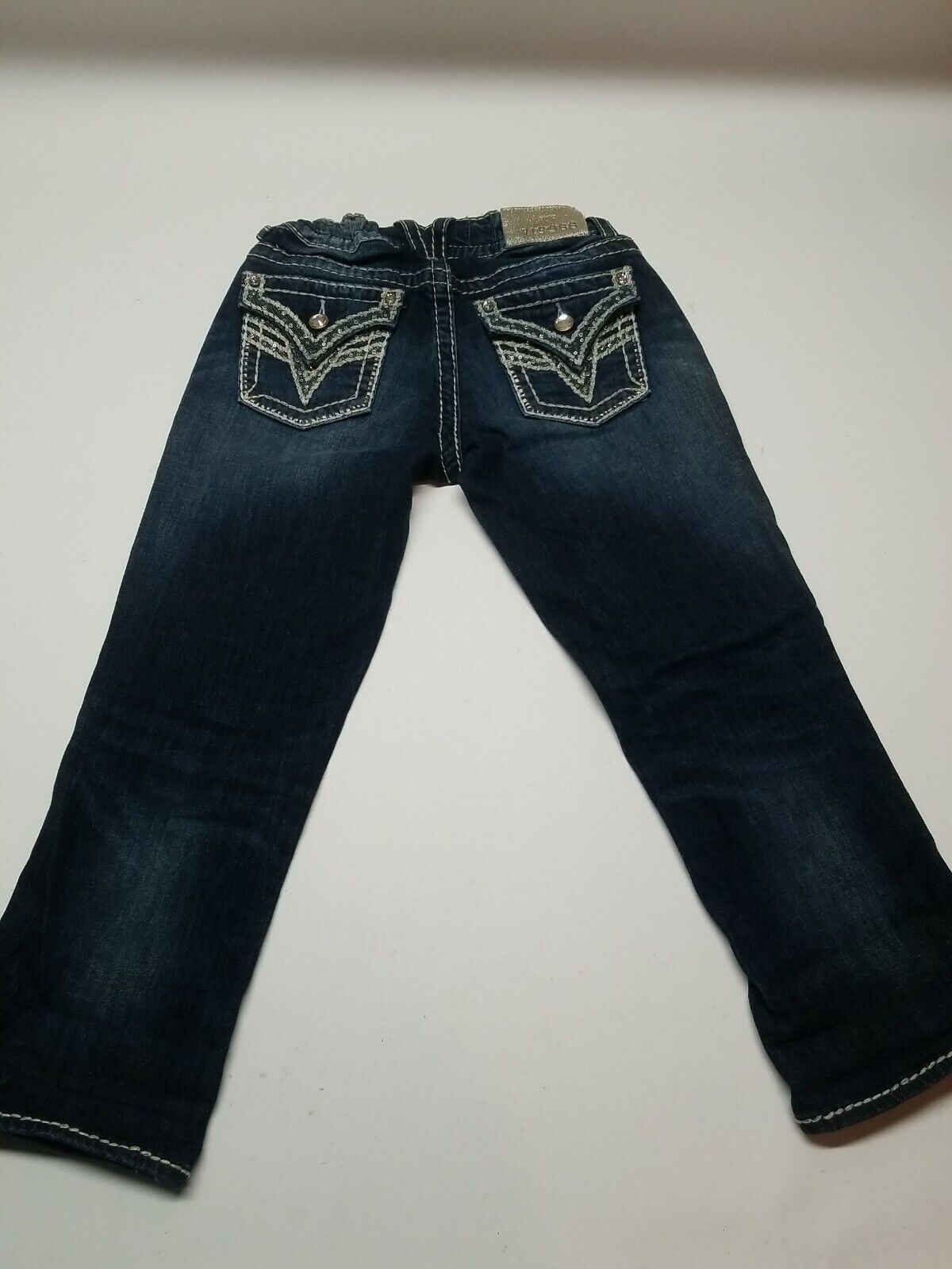 Woman's VIGOSS Bling Pocket Capri Cropped Jeans S… - image 2