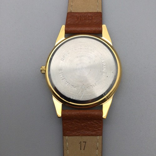 Vtg Tide Racing Watch Unisex 33mm Gold Tone Leather 10th Anniversary New Battery - Picture 13 of 16