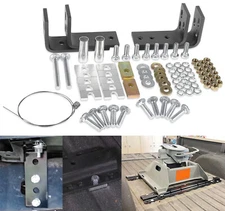 30035 Fifth Wheel Hitch Installation Kit w Bracket Hardware For Full-Size Trucks