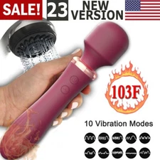 Vibrater Massager Wand Personal Hand Held Powerful Waterproof for Women Soft USA