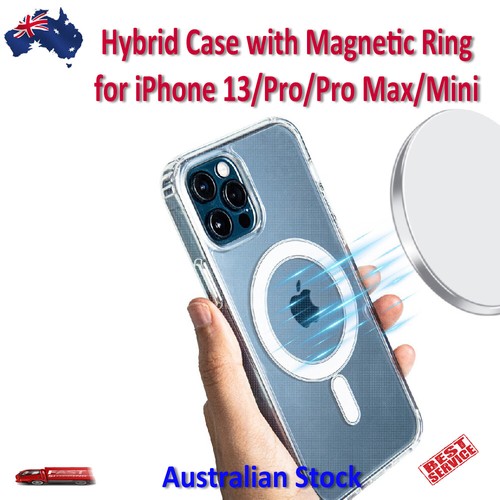 Funda Magsafe Híbrida Transparente con Anillo Magnético para iPhone 13 / 13 Pro / 13 Pro Max - Imagen 1 de 10