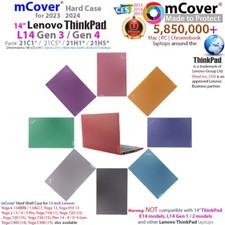 NEW mCover  Hard Case for 2023-2024 14" Lenovo ThinkPad L14 Gen 3 / Gen 4 Laptop