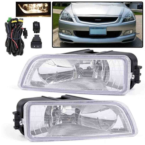 Pair Front Bumper Car Driving Fog Lights Wiring Switch For Honda Accord 2003-07 - Picture 1 of 11