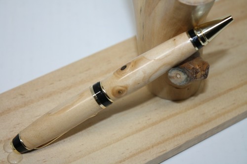 Plumas/lápices de madera hechos a mano con borde dorado ~Elige entre muchas opciones de madera~ - Imagen 133 de 286