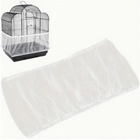 2PCS Nylon Pet Bird Cage Cover Seed Catcher Shell Skirt Guard Mesh Net Mesh 10