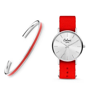 Colori Watch XOXO 5-COL553 Armbanduhr inkl. Armreif - Set