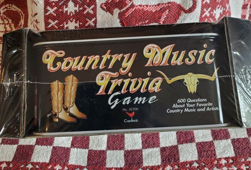 COUNTRY MUSIC TRIVIA GAME by CARDINAL - NEW, SEALED IN TIN - 第 3/6 張圖片