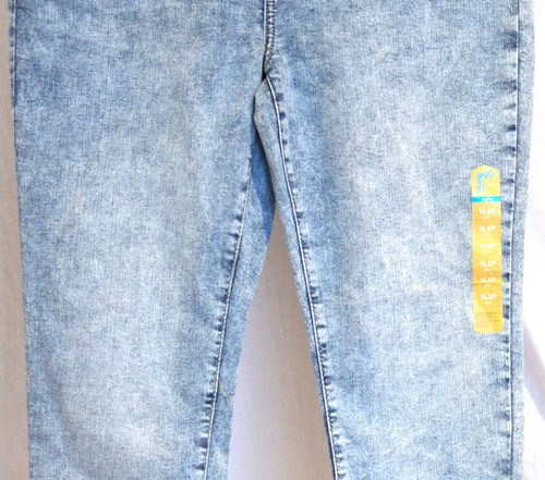 THERE ABOUTS size 16.5P Plus Jeans Jeggings Stretch Denim High Rise Skinny NWOT - Picture 3 of 11