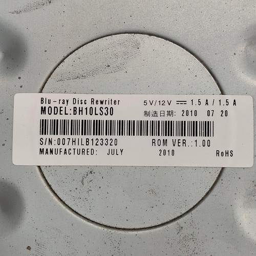Genuine LG Blu-Ray DVD Disc Rewriter SATA Internal Optical Drive BH10LS30 - Picture 3 of 14
