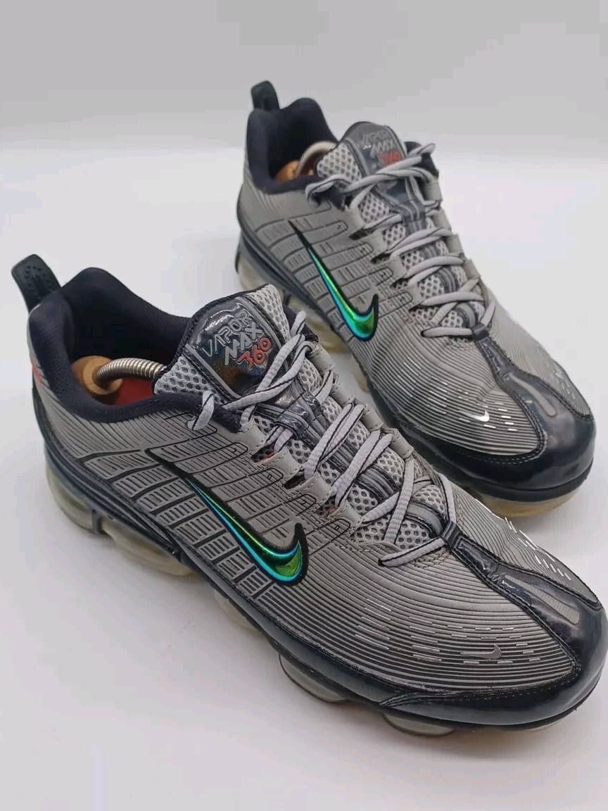 公式正規品!★NIKE AIR VAPORMAX 360 BLACK LLIC SILVER Nike Vapormax 360 Metallic Silver Size 11 Men's Black 2019