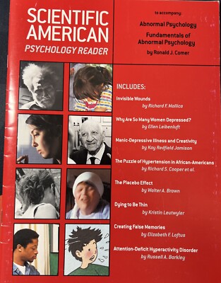 Scientific American Psychology Reader to Accompany Abnormal Psychology (2001)