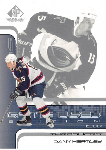 2001 SP Game Used Dany Heatley #2 card