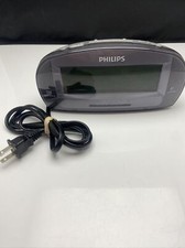 Pre Owned Philips Clock Radio Large Display AJ3540 Dual Alarm AM FM