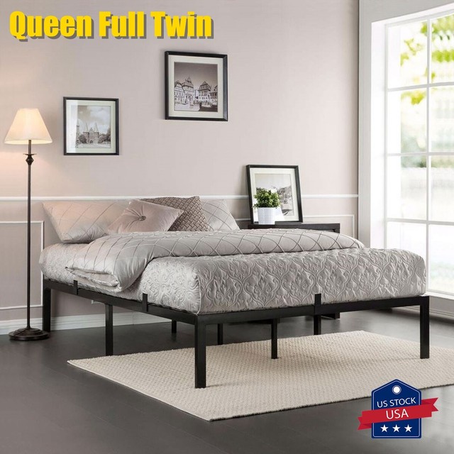 Box Spring Replacement Metal Platform Bed Frame Queen Size Mattress Foundation For - Platform Bed Frame Queen Box Spring Box Spring Replacement Metal Platform Bed Frame Queen Size Mattress Foundation For - Platform Bed Frame Queen Box Spring
