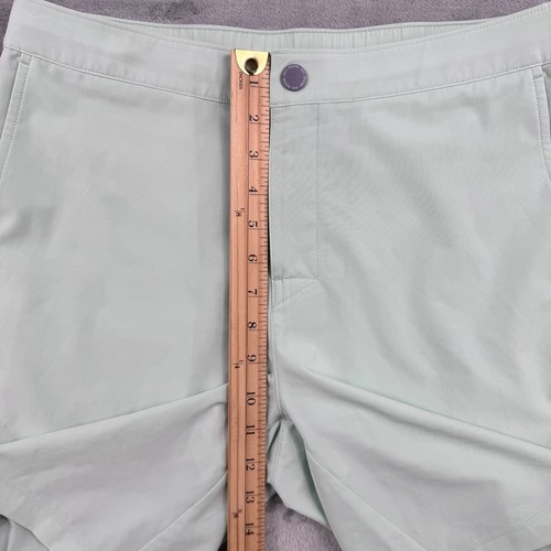 Rhone Shorts Mens No Size Tag (32) Mint Green Chino Performance Stretch - Picture 12 of 15