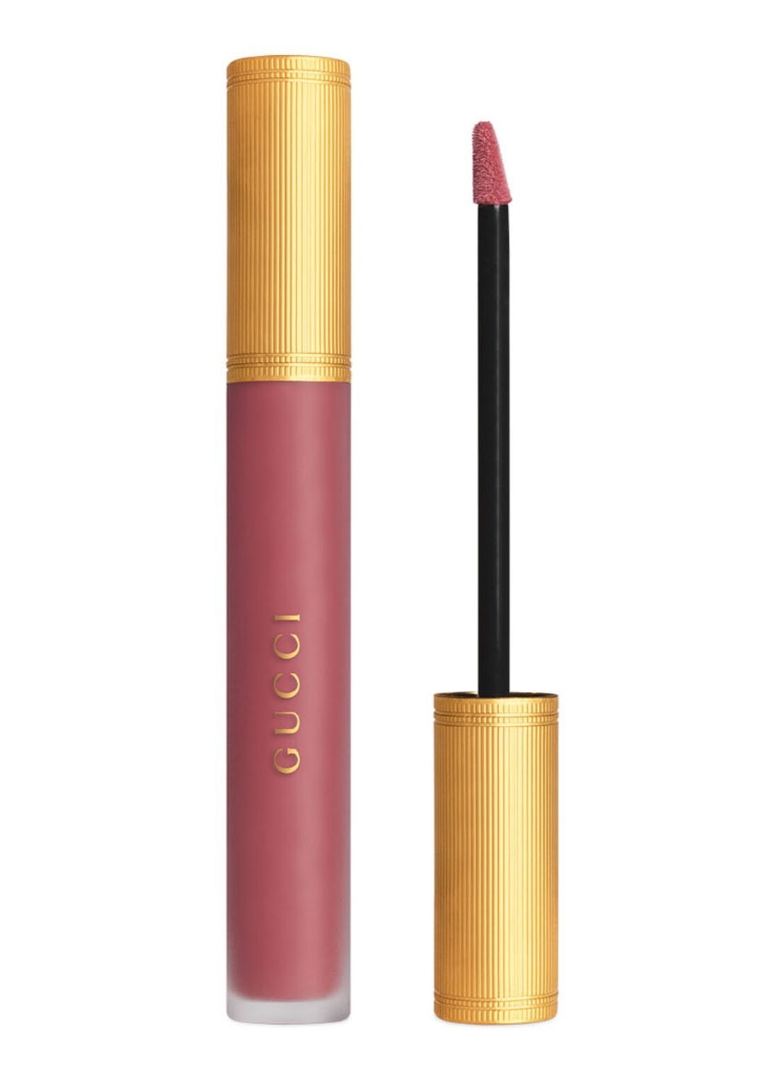 Rouge à lèvres liquide mat Gucci 413 Cornelia Pink sans transfert