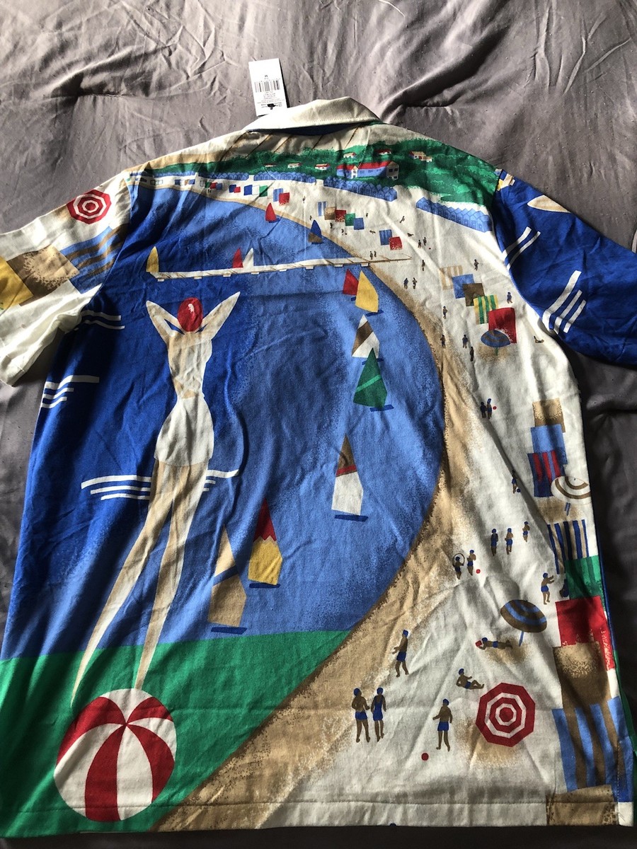トップス OG POLO RALPH LAUREN RIVIERA SHIRT Classic Fit Riviera-Print Polo Shirt