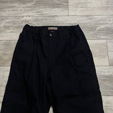 5.11 Men's Tactical Taclite Pro Ripstop Cargo Pants Navy Blue Outdoor 34x30 EUC