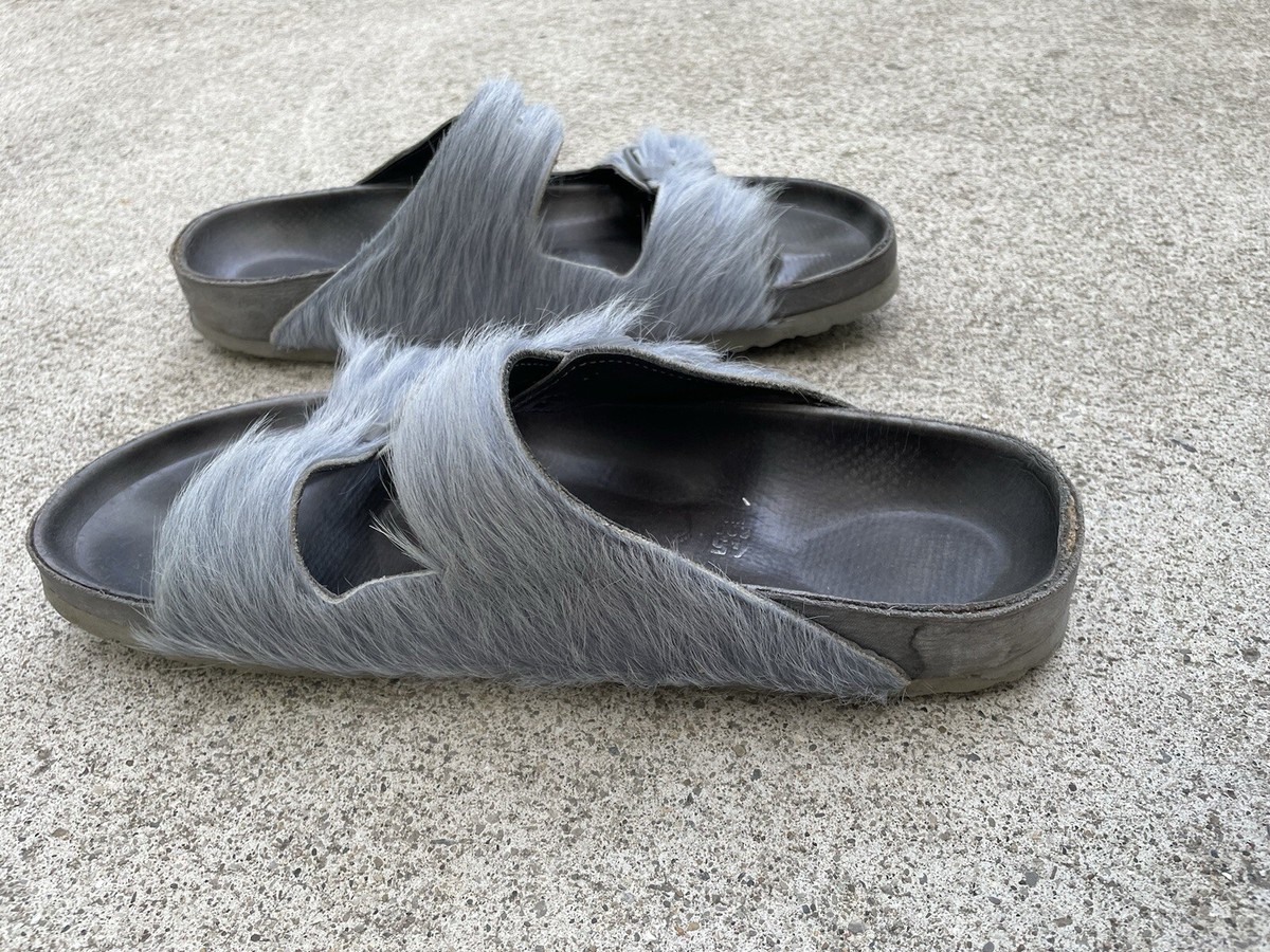 Rick Owens Birkenstock Arizona サンダル　グレー 中古・古着通販】BIRKENSTOCK (ビルケンシュトック) RICK OWENS