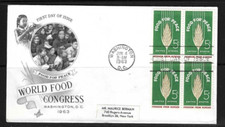 USA SC # 1231 Food For Peace FDC . Artcraft Cachet