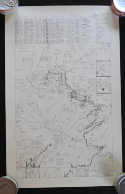1980 Mount Lemon AZ Arizona Pima County topographische Karte 16'' x 25'' NEUWERTIG