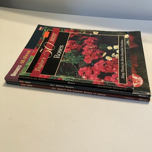 3 Rose Roses Books Taylors 50 Best Easist To Grow All About Roses Paperback - Picture 17 of 20