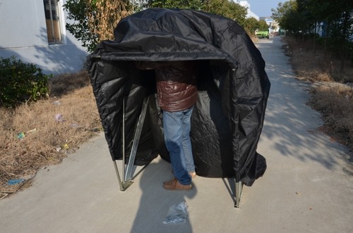 Motor Bike Folding Waterproof Cover Storage Shed Outdoor Tent Port 270x155x105cm - Picture 7 of 12