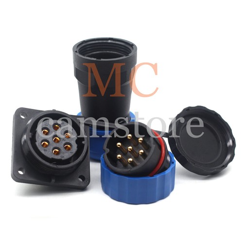 SD28 7pin IP67 Waterproof Connector Plug and Socket,Automotive Cable Connector - Picture 6 of 7