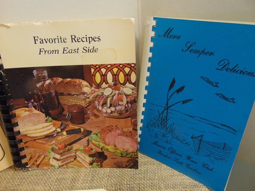 Cookbooks Church, Regional, Marine, Southern Cooking LOT OF 6 Vintage - Picture 5 of 5