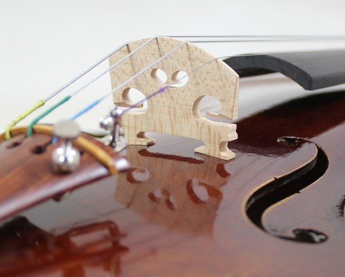 Brown Oil Varnish！A Strad Violin 4/4 Copy! #8495 Fine Tone,Fast response - Picture 6 of 6