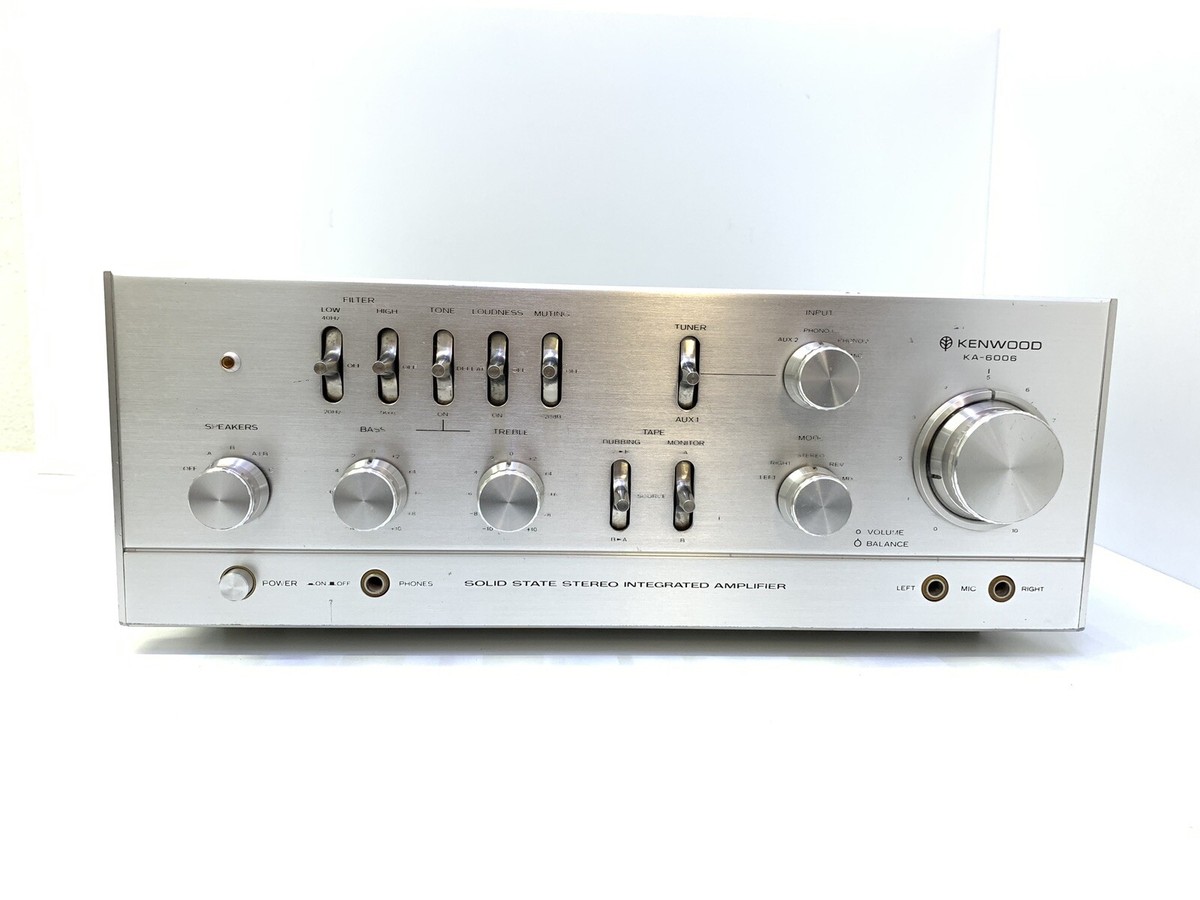 Kenwood KA-6006 Integrated Stereo Amplifier 96 Watts RMS