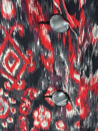 Coldwater Creek 14P Jacket Blazer Black/Red (W6425-B8) - Picture 4 of 8