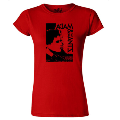 Womens Adam And The Ants Clouds Gig Inspired Punk T Shirt Pistols Ruts