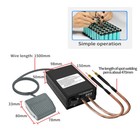 8000W Tragbare Punktschweißmaschine für 18650 Li-Ion Akku Punktschweißgerät Kit