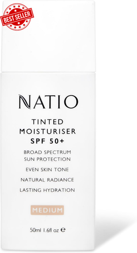 Australia Tinted Moisturiser SPF 50+ Medium 50Ml - 3-In-1 Skincare-And-Tint Mois - Picture 11 of 12