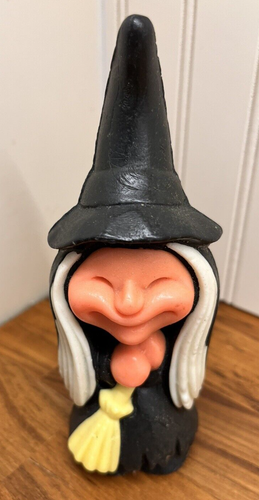Statuina deodorante mago strega Halloween 1981 vintage da collezione