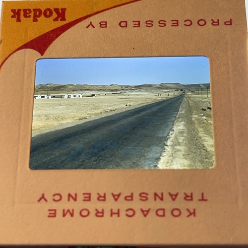 Jordan Road Jerusalem To Amman Vintage 1960 Original Photo 35mm slide - Picture 3 of 3