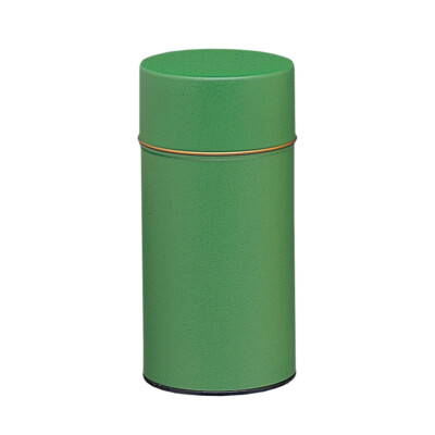 Crepe steel tea caddy can - 2 color - 3 size - for tea leaf