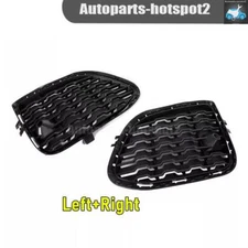 For BMW 2015-17 X3 15-18 X4 2X Front Bumper Fog Light Cover Face Bar Grille Trim