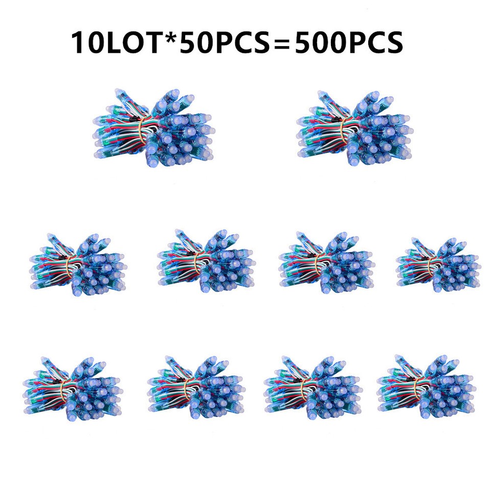 12mm DC5V 2811 RGB Full Color Digital LED Pixel Light Waterproof String ...