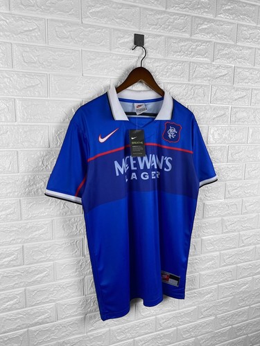 Nike 1997 1999 Rangers Fußball Soccer Trikot - Bild 3 von 15