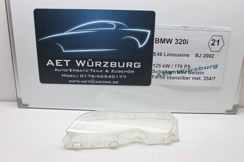 Streuscheibe Scheinwerfer vorne links Bastler * BMW Limo E46 INT21